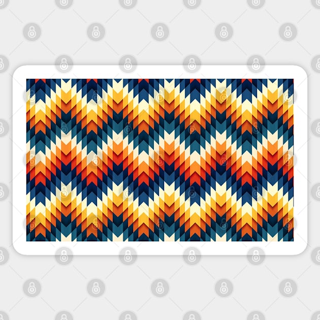 Colorful pattern Sticker by unremarkable